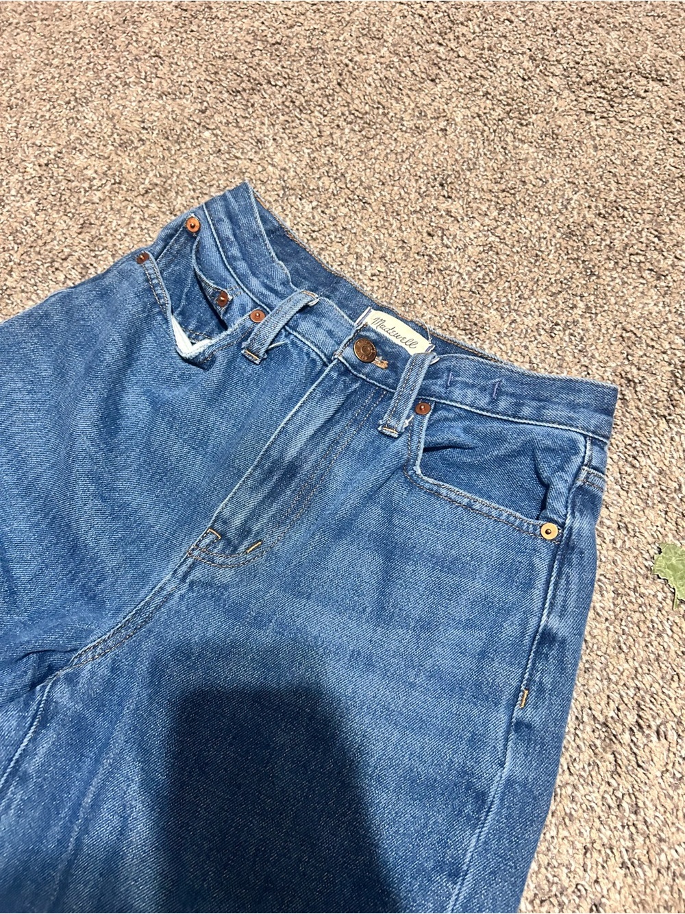 Madewell Classic Blue High-Rise Relaxed Jeans